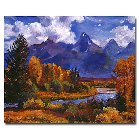 David Lloyd Glover 'River Valley' Canvas,18x24